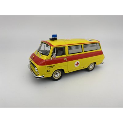 Abrex škoda 1203 1974 Sanitka Záchranka Praha žlutá 1:43 – Zboží Mobilmania