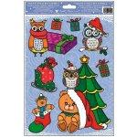 Anděl Přerov Okenní fólie s glitry Merry Christmas 30 x 20 cm AN-215-B – Hledejceny.cz