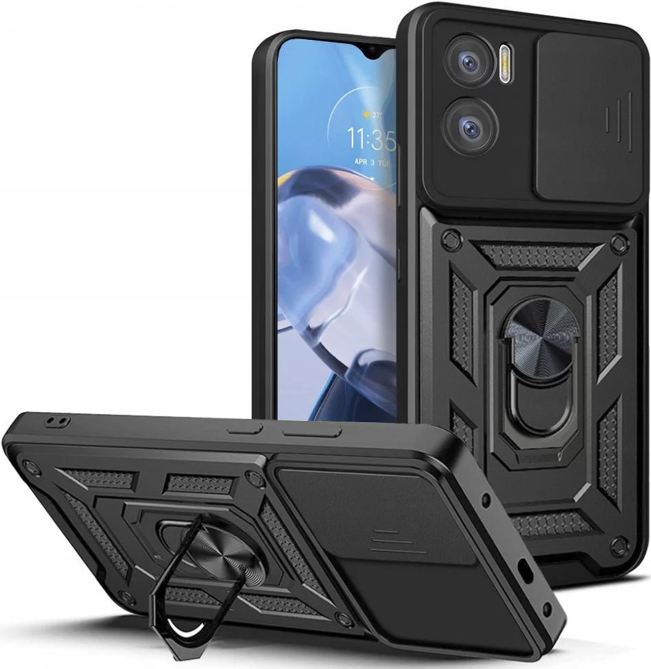 Pouzdro TECH-PROTECT CAMSHIELD MOTOROLA MOTO E22 / E22i černé