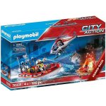 Playmobil 70335 Hasiči s člunem a helikoptérou – Zboží Mobilmania