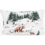 MKLuzkoviny.cz Vánoční bavlna Renforcé Medvědi v zimě 40 x 60 cm – Zboží Dáma