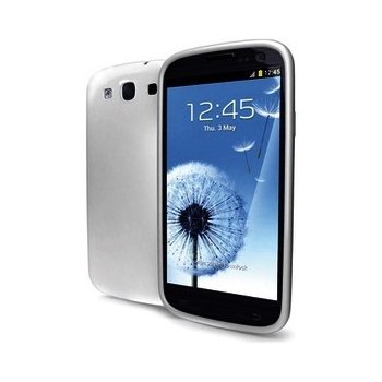 Pouzdro Celly Gelskin Samsung i9300 Galaxy S III Bílé