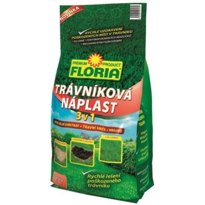 Náplast trávníková 1kg 3 v 1 FLORIA – Sleviste.cz