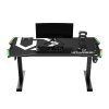 Herní stůl Ultradesk Force černý / bílý UDESK-FO-BW