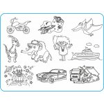 Radost v písku Velká sada PRO KLUKY 2 Barevné pískování obrázků – Zboží Dáma