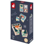 Janod kostky Lesní zvířátka Baby Forest pohádkové – Zboží Mobilmania