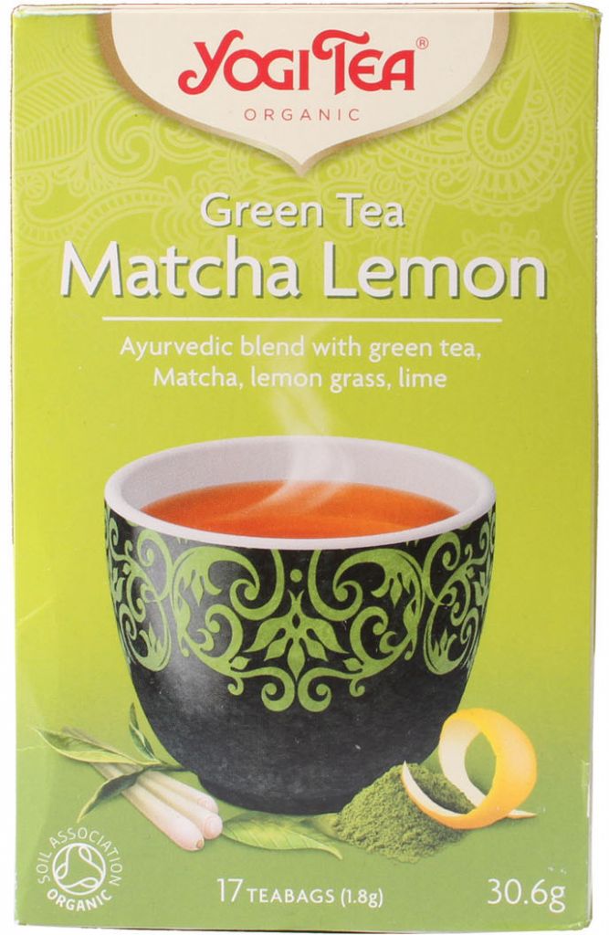 Yogi Tea BIO Zelený čaj Matcha Lemon 17 x 2 g