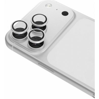 Epico hliníkové ochranné sklo na čočky fotoaparátu pro iPhone 17 Pro/ 17 Pro Max - stříbrná 94112152100001 – Zboží Živě