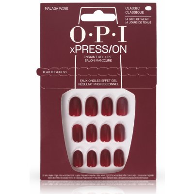 O.P.I. OPI xPRESS/ON Malaga Wine 30 ks – Zbozi.Blesk.cz