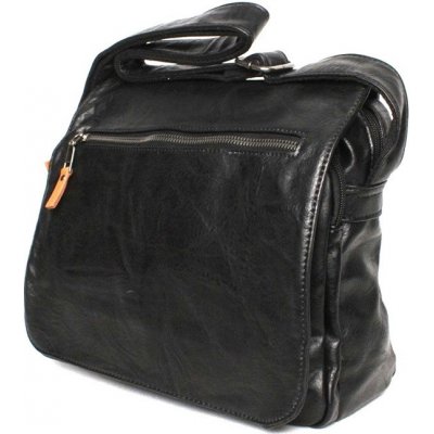 středně velká pánská crossbody taška MAIMAX 335-6 černá – Zboží Mobilmania
