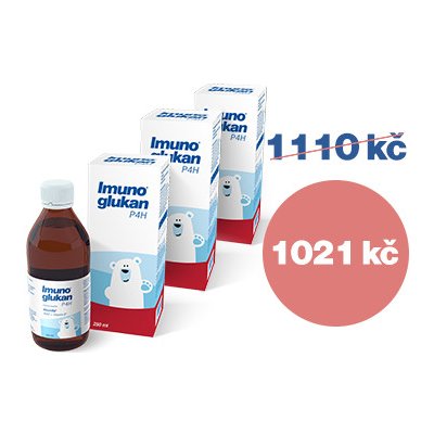 Výhodný balíček 3 produktů Imunoglukan P4H 250 ml