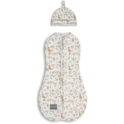Sleepee Zavinovačka Second Step Swaddle s čepičkou Ivory Forest – Hledejceny.cz