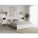 Textilomanie Ikaros bílá s laťkovým roštem matrace Deluxe 10 cm – Zboží Dáma