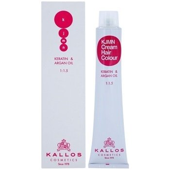 Kallos KJMN s keratinem a arganovým olejem 7.00 Medium Blond Plus Cream Hair Colour 1:1.5 100 ml