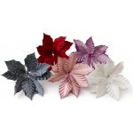 Susenerostliny Vánoční květ poinsetsia 13 cm HY22-FR2, cena za 6ks Barva: Bílá – Hledejceny.cz