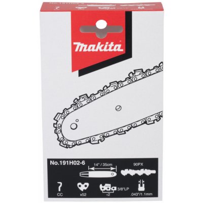 Makita Řetěz na lištu 35 cm 3/8"/1,1 mm 191H02-6 – Sleviste.cz