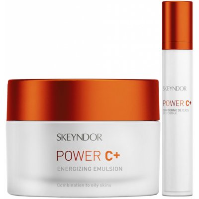 Skeyndor Power C+ krém pro smíšenou a mastnou pleť 50 ml + krém na oční okolí 15 ml dárková sada