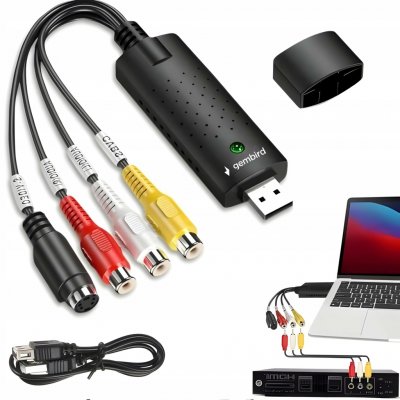 Gembird UVG-002 USB M - RCA, S-Video F, 0,5m – Sleviste.cz