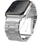 SWISSTEN ŘEMÍNEK PRO APPLE WATCH KOVOVÝ 38/40/41 mm STŘÍBRNÝ 46000302 – Zboží Mobilmania