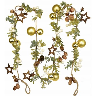 DOMMIO Girlanda zlatá 150 cm – Zboží Dáma