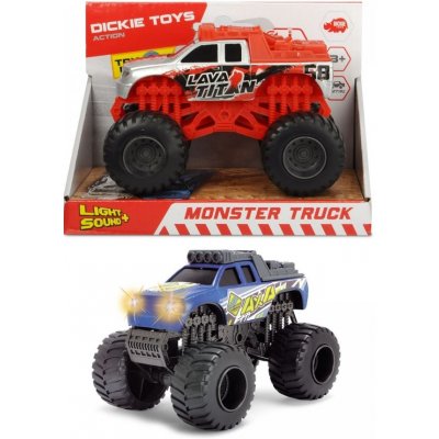 Dickie Monster Truck kov 15 cm červený