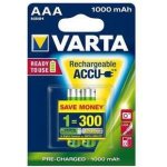 Varta Power AAA 1000 mAh 2ks 5703301402 – Zboží Živě