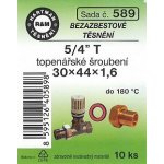 HARTMAN těsnění bezasbestové 5/4" 30*44mm, sada č. 589 – Zbozi.Blesk.cz