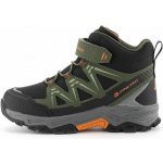Alpine Pro Grazo dětské turistické boty khaki – Zboží Dáma