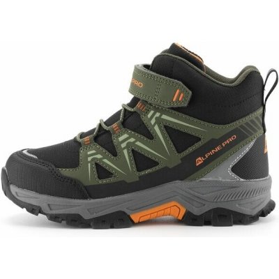 Alpine Pro Grazo dětské turistické boty khaki – Zboží Dáma