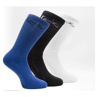 Karl Kani ponožky Signature 3-Pack Socks blue/white/black