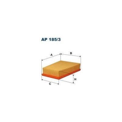 Vzduchový filtr FILTRON AP 185/3 – Hledejceny.cz