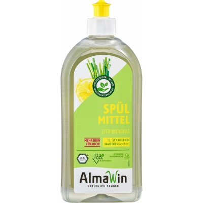 Almawin Spülmittel Zitronengras tekutý prostředek na nádobí s citronovou trávou 500 ml – Zboží Mobilmania