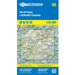 Val di Fassa a oblast Dolomity Fassa (Tabacco - 06) - turistická mapa | knihynahory.cz – Hledejceny.cz