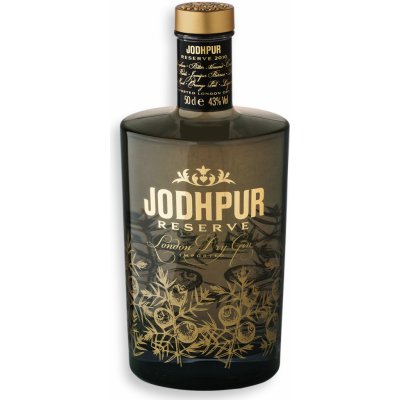 Jodhpur Reserve London Dry Gin 43% 0,5 l (holá láhev)