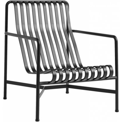 HAY Křeslo Palissade Lounge Chair High, anthracite – Hledejceny.cz