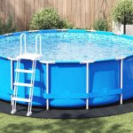 OMAXI Podložka pod bazén černá 428 cm 628152 – Zboží Dáma