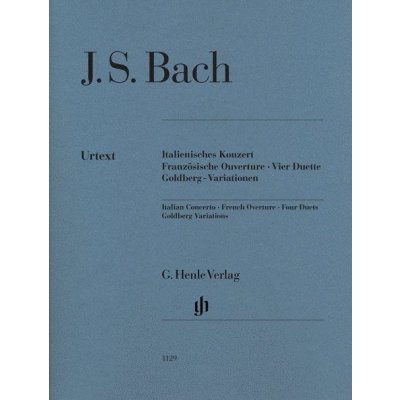 J.S. Bach Italian Concerto French Overture noty na klavír – Hledejceny.cz