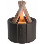 Verk 24615 Dekorativní RGB LED zvlhčovač vzduchu s efektem ohniště černý – Sleviste.cz
