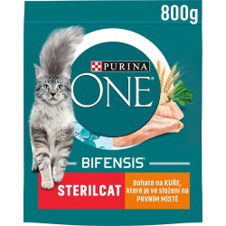 Purina ONE BIFENSIS Sterilcat s kuřecím a pšenicí 0,8 kg