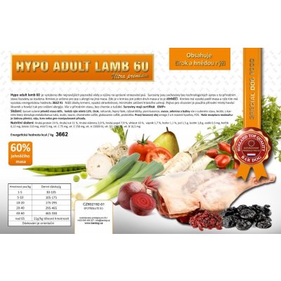 Bardog Hypo adult Lamb 60 4 kg – Hledejceny.cz