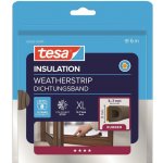 Tesa Těsnění oken a dveří profil D 6 m × 9 × 7 mm hnědé 05393-00101-03 – Zboží Dáma