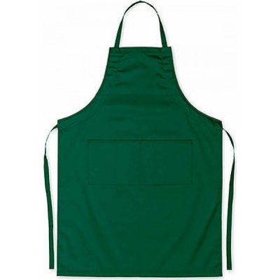 Sol's Gastro zástěra Granada s nastavitelným laclem a dvěma kapsami zelená tmavá 98 x 70 cm L04341 – Hledejceny.cz