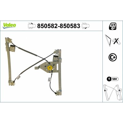 Zvedací zařízení oken VALEO 850582 – Zbozi.Blesk.cz