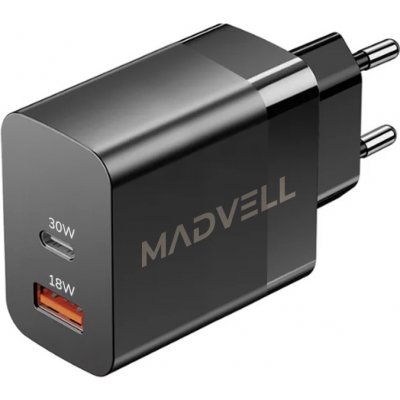 Madvell USB-C/A 30W černá