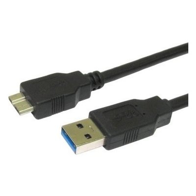 AQ CC66005 USB 3.0 M - micro USB 3.0 M, 0,5m, černý – Zbozi.Blesk.cz