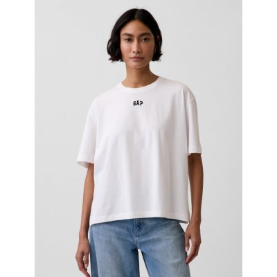 GAP Oversize tričko s logem bílá – Zboží Mobilmania