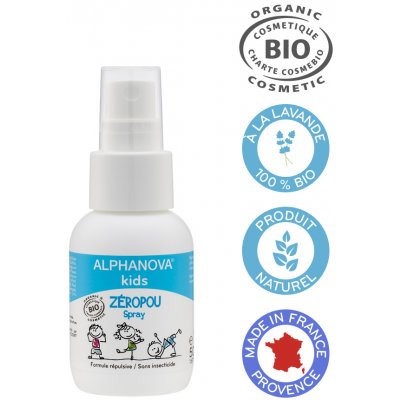 Alphanova Alpha Kids Bio Zeropou sprej proti vším 50 ml