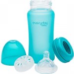 Everyday Baby Láhev sklo senzor turquoise 240ml – Zbozi.Blesk.cz