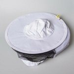 Včelařský klobouk č/b síťka s přetažením přes ruce – Zboží Dáma