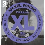 D'addario EXL115-3D – Zboží Dáma